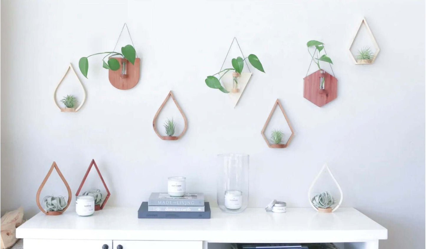 Eco-friendly handcrafted plant holders