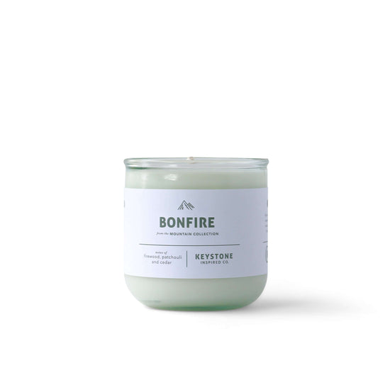 Eco-friendly Bonfire | Mountain Collection | 11.5 oz glass candle
