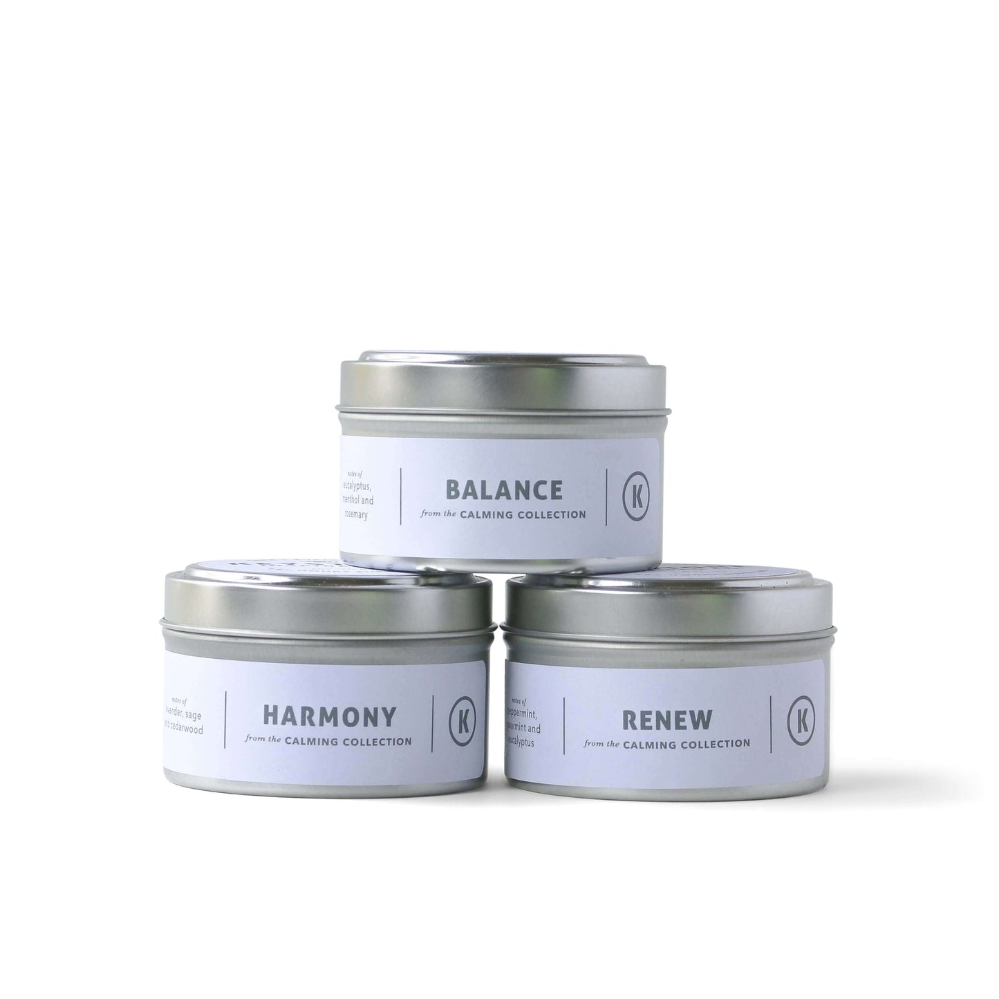 Eco-friendly Calming Collection Gift Set | Tins candle