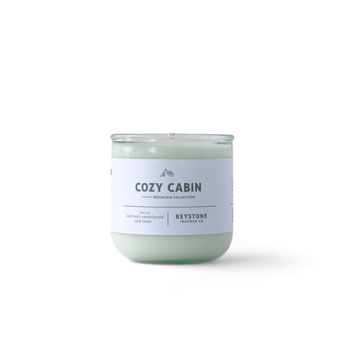 Eco-friendly Cozy Cabin | Mountain Collection | 11.5 oz glass candle