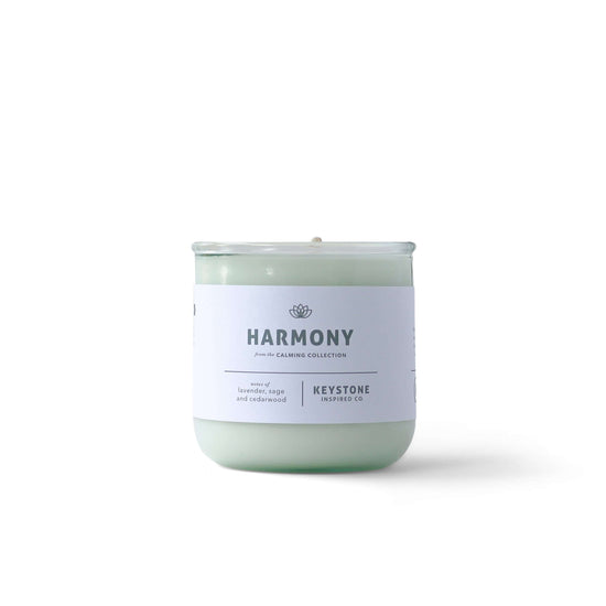 Eco-friendly Harmony | Calming Collection | 11.5 oz glass candle