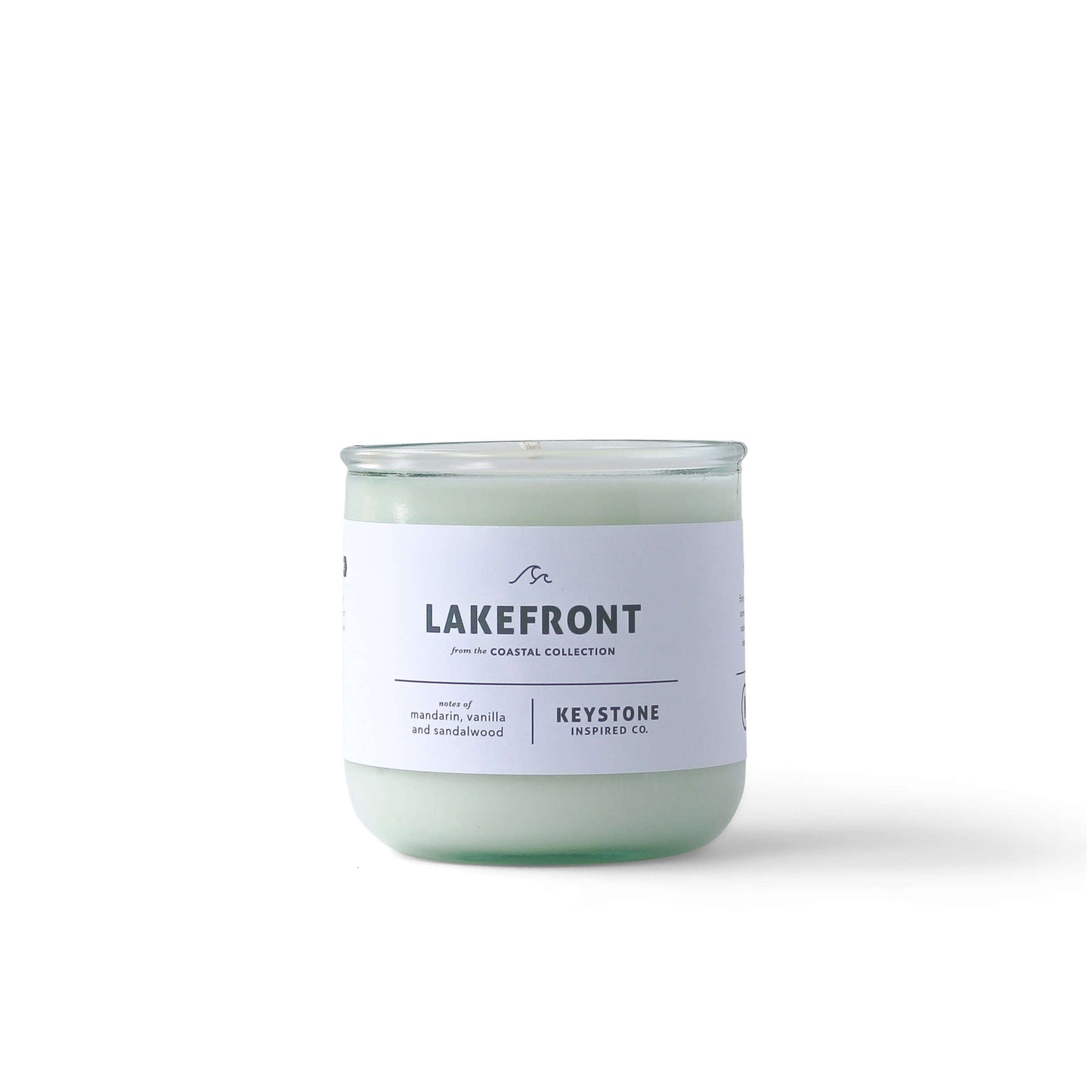 Eco-friendly Lakefront | Coastal Collection | 11.5 oz glass candle
