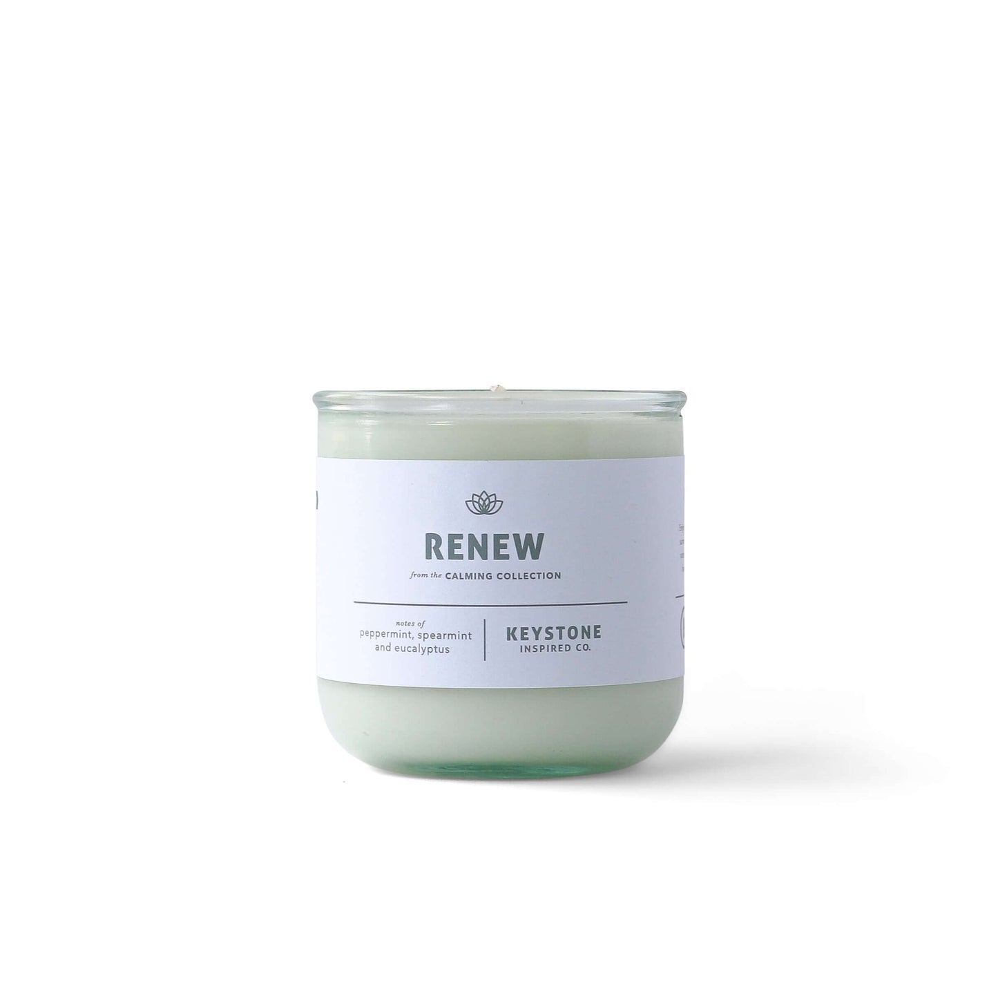 Eco-friendly Renew | Calming Collection | 11.5 oz glass candle