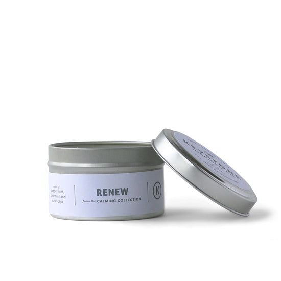 Eco-friendly Renew | Calming Collection | 4 oz tin candle
