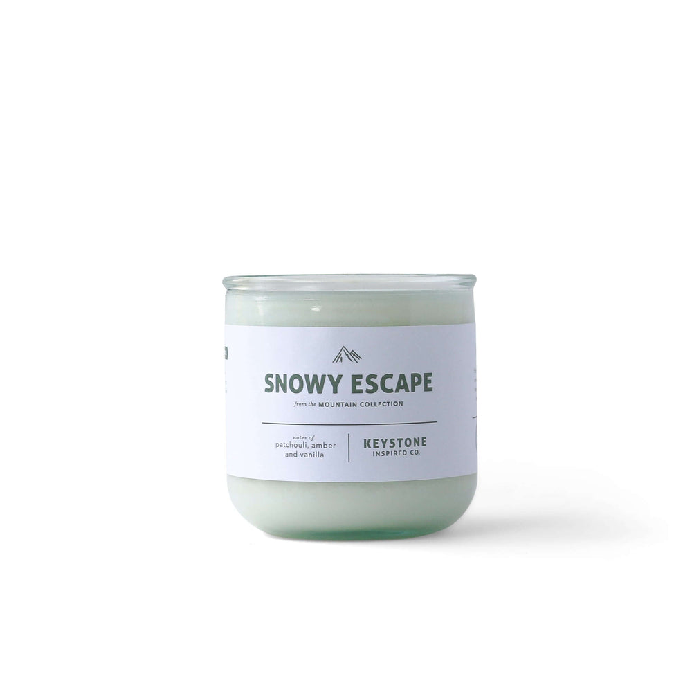 
                      
                        Eco-friendly Snowy Escape | Mountain Collection | 11.5 oz glass candle
                      
                    