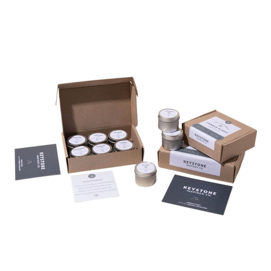 Eco-friendly Candle Calming Collection Flight & Gift Card Bundle